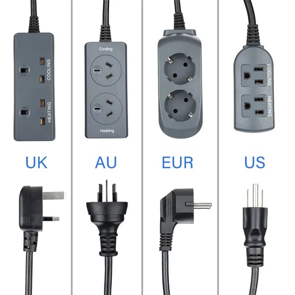 Digital Fugtcontroller, Automatisk Fugtstyring, Høj Præcision,EU-stik