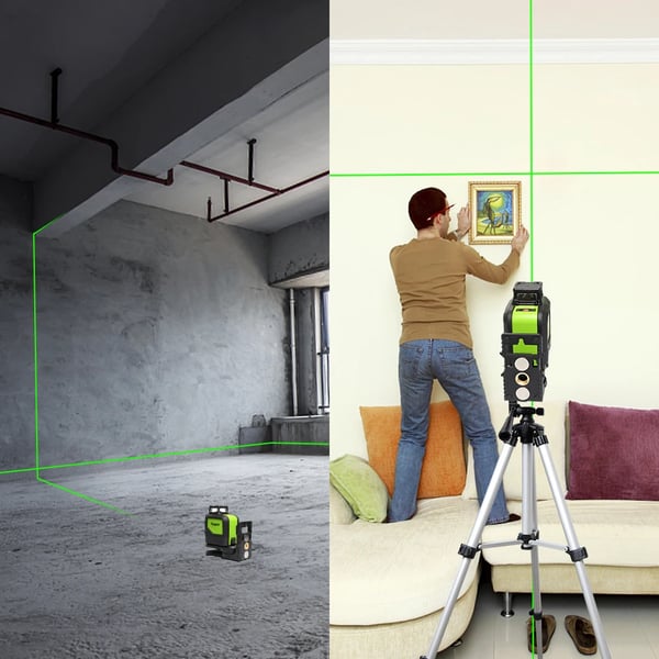 Laser Niveau, Alsidige Tilstande, Holdbart Design,Grøn Laser Niveau