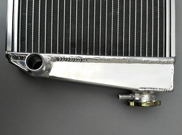 Racing Radiator, Legeret aluminium, Kompatibel med 1992-1997 modeller, Passer til AUSTIN ROVER MINI SPI, Frontplacering, Højtydende køling