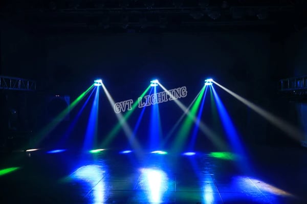 Mini LED Moving Head Light, RGBW farvemuligheder, DMX 512 kontrol, 80W effekt