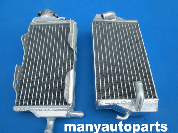 R&L Aluminium Radiator, Forbedret Kølekapacitet, Holdbar Fuld Aluminium Konstruktion, Passer til Honda CR125 CR125R 2000-2001