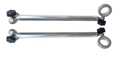 Vertikal Støttekit, Aluminiumsmateriale, Egnet til Konsoller under 30 tommer, Nem Installation med Hurtigfrigivelsesknapper