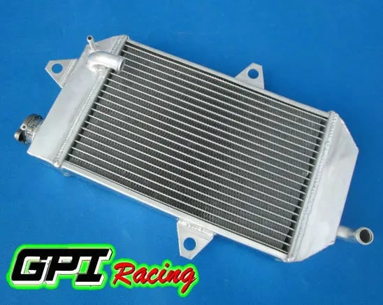 Radiator, Aluminium, 10 in x 10 in x 10 in, Kompatibel med YAMAHA Banshee YFZ350, 40% Øget Kølekapacitet, Vægt: 1,5 kg