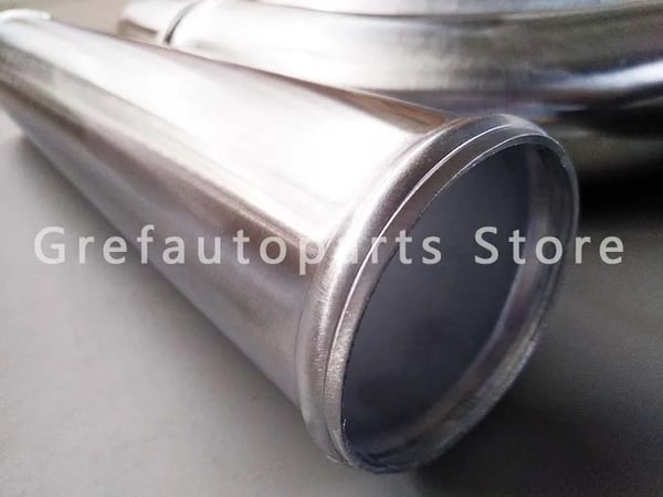 Intercooler Turbo Rørkit, Letvægts Aluminium, Sort Slange T-Koblinger,sort