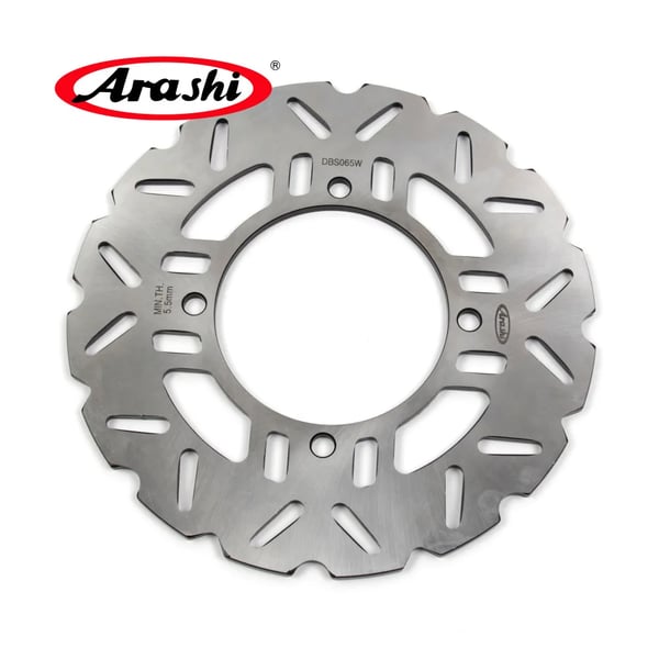 Bremse skive, CNC-bearbejdet, kompatibel med Kawasaki Z-modeller,Sølv Bageste Skive