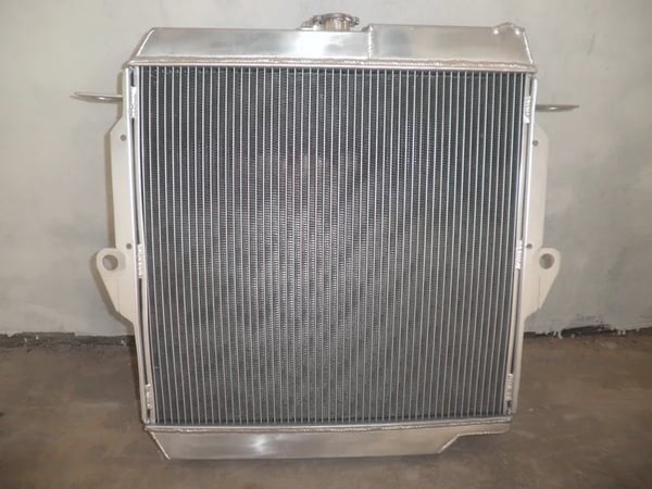 Radiator og ventilator kit, aluminium, kompatibel med 4x4 køretøjsmodel FJ73/FJ75, forbedret køleeffektivitet, nem installation
