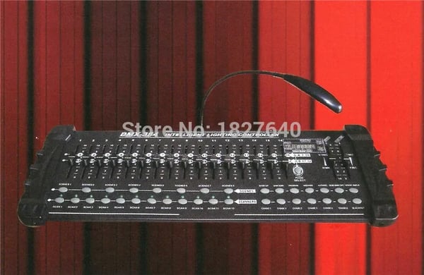 DMX 384A DJ-kontroller, hög ljusflöde, professionell scenbelysning, energieffektiv