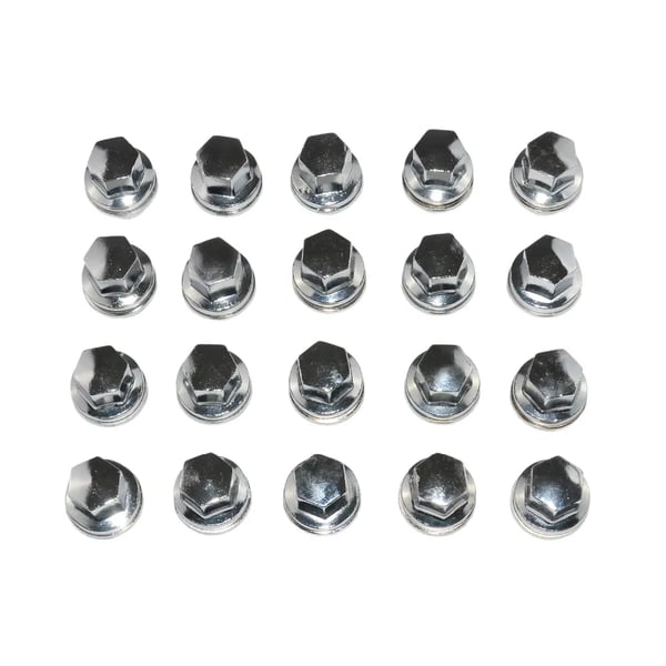 Fälgnut, 22 mm huvud, 22,5 mm skaft, M14 x 1,5 gängstorlek, kompatibel med Land Rover Discovery 3-5, Range Rover Sport