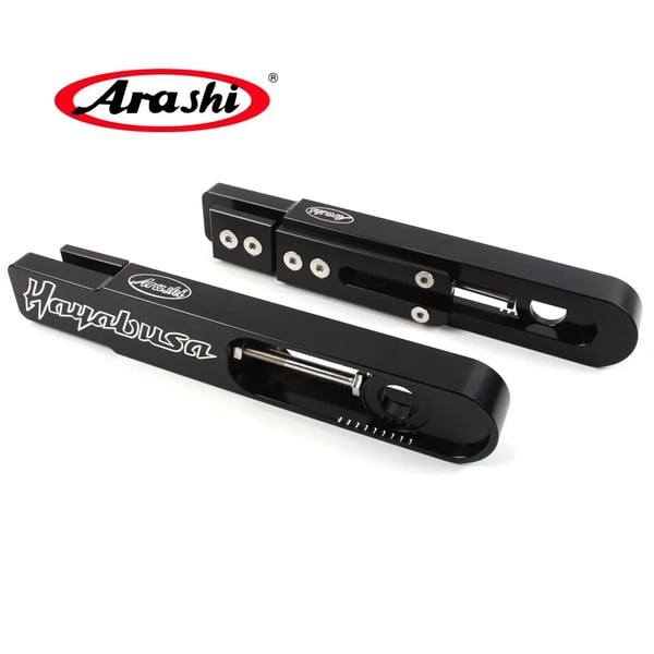 Swingarm forlængelsessæt, passer til HAYABUSA GSXR1300, justerbar længde 215-285mm,1 Par Sort