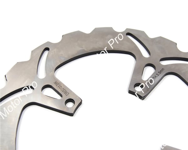 Bromsskiva, AISI 420 rostfritt stål, optimerad design,Silver