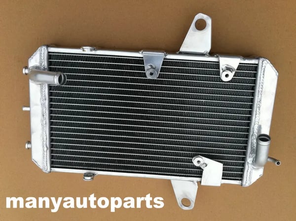 Radiator, Aluminium, 2,5 kg vægt, Kompatibel med ATV CAM AM DS450 DS 450 (2008-2011), Forbedret kølekapacitet, TIG svejset konstruktion