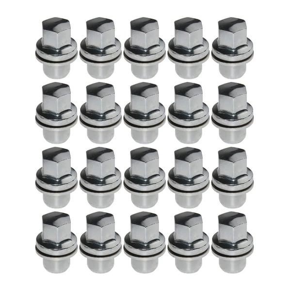 Fälgnut, 22 mm huvud, 22,5 mm skaft, M14 x 1,5 gängstorlek, kompatibel med Land Rover Discovery 3-5, Range Rover Sport