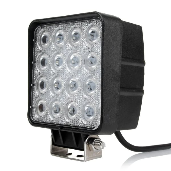 LED-arbetslampa, 4 tum, 48W, Spotstråle