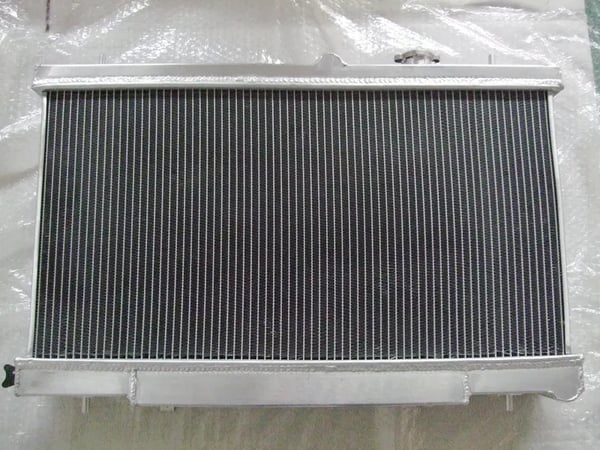 Radiator, legeret aluminium, forbedret køleeffektivitet, direkte pasform, kompatibel med Subaru Impreza WRX STI 2002-2007