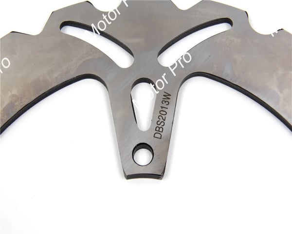 Bromsskiva, AISI 420 rostfritt stål, optimerad design,Silver