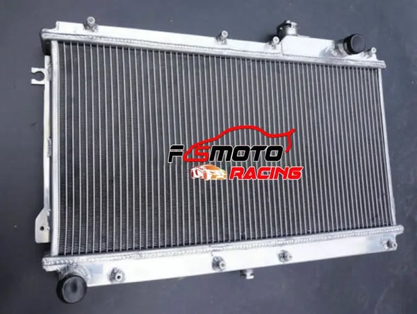 Aluminiumkøler til Mazda Miata MX5, kerne størrelse 640mm x 320mm, dobbelt række, kompatibel med manuel transmission.