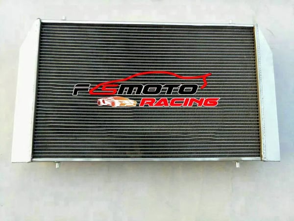 Radiator, Aluminium Materiale, 27" x 18" x 2.4" Kerne Størrelse, 1.25"/1.75" Indgang/Udgang, 3 Rækker