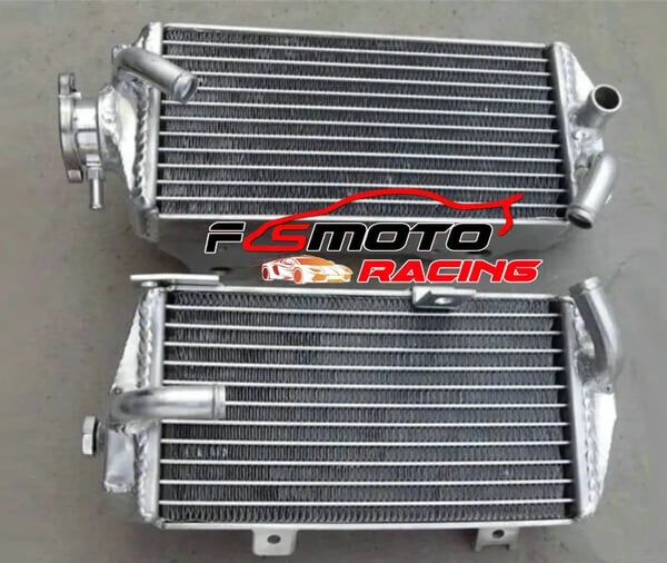 Aluminium radiator, forbedret køleeffektivitet, direkte pasform erstatning, anodiseret overfladefinish, kompatibel med CRF250R (2014-2016)