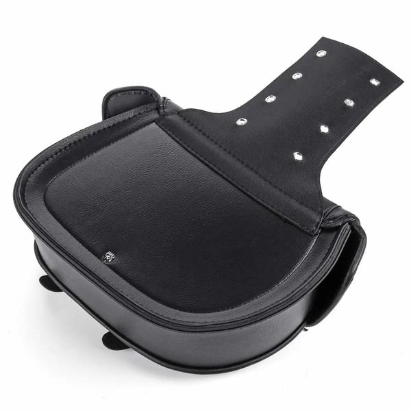 Motorcykelsaddeltaske, PU-læder, 40 x 16 x 30 cm, Venstre/Højre placering, Universel pasform, 3 kg