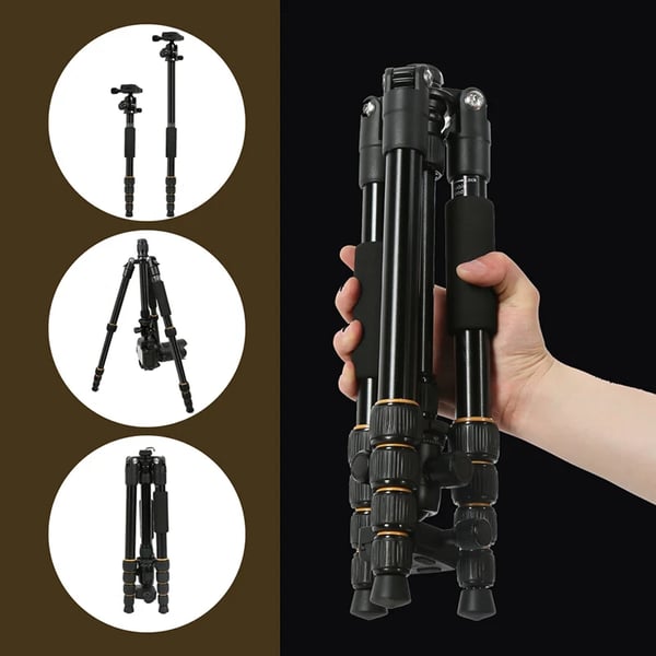 Tripod, Letvægts Aluminium, Professionel Støtte,Q666