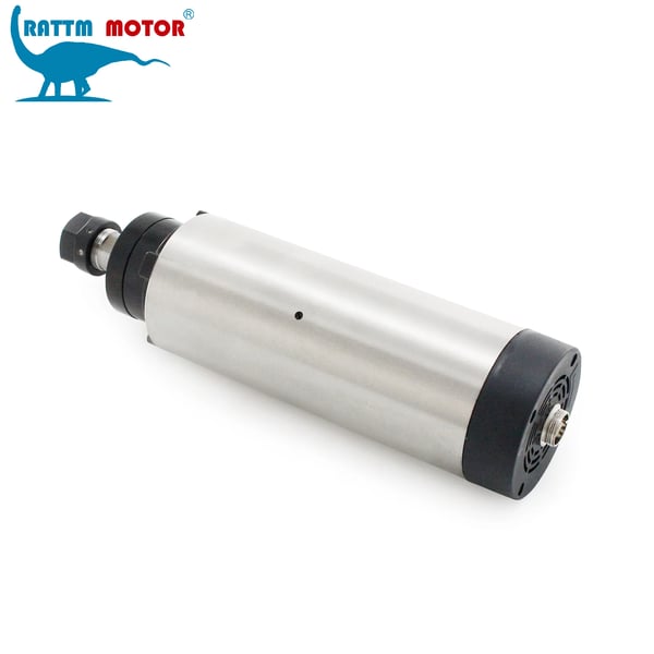 Spindelmotor, 2,2 kW, 220 V, Luftkølet, 10-24000 omdr./min, 80 x 224 mm