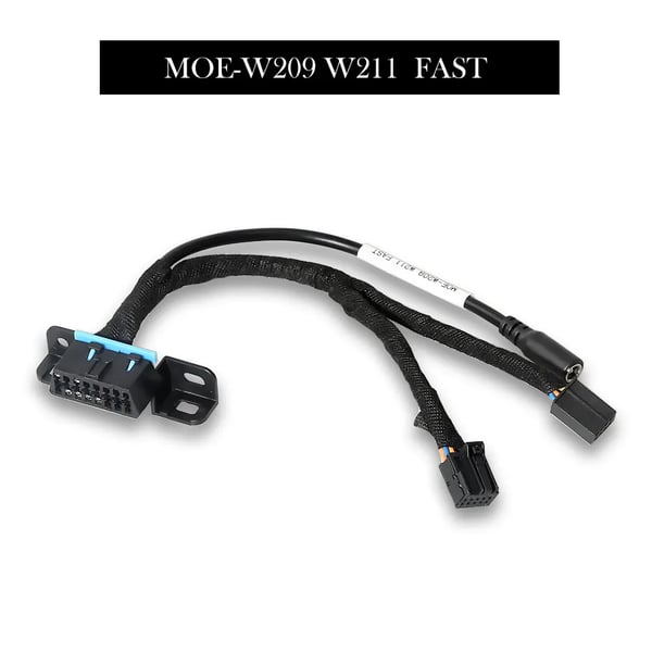 Testlinjekabler, kompatibilitet med Mercedes EZS-systemer, længde 21 cm, bredde 12 cm, højde 3 cm, effekt 8W