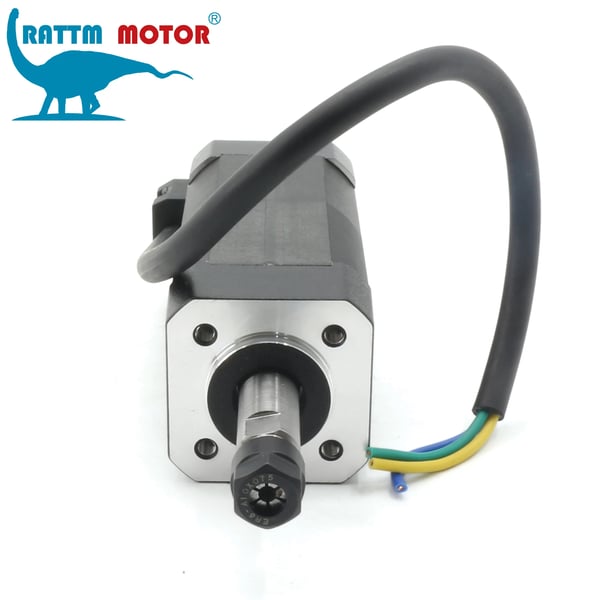 Børsteløs Spindelmotor, 104W, 10800rpm, 0.11N.m Moment, DC 24V, ER8/ER11 Kompatibilitet