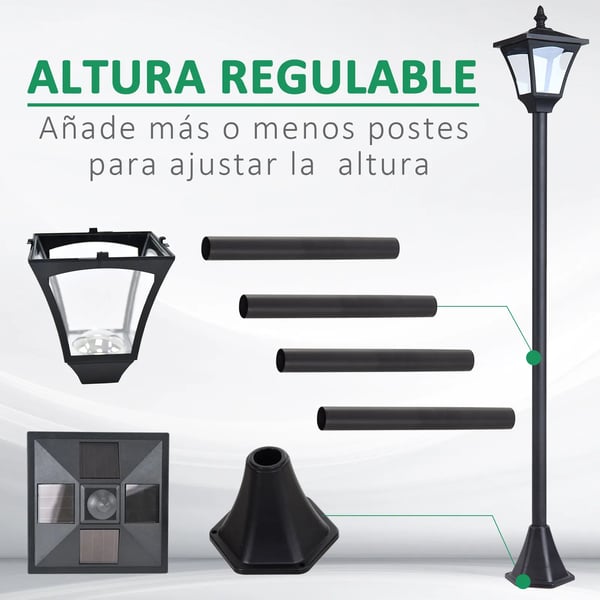 Have lantern, solcelled, vejrbestandig IP44