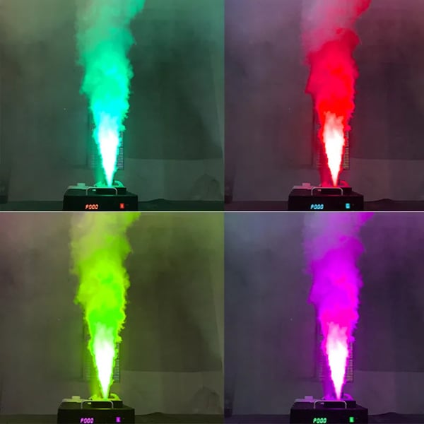Røgmaskine, 1500W Effekt, 4000 cuft/min Udgivelse, 2.5L Tankkapacitet, 9 DMX Kanaler, AC 110V-240V