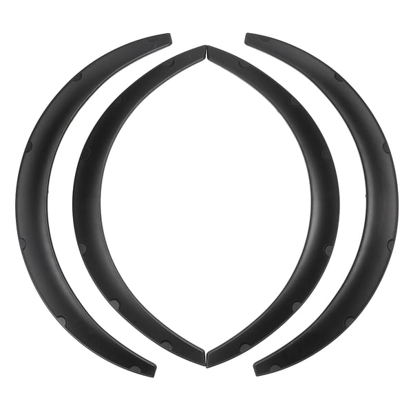 Fender Flares, joustava polyuretaani, universaali sopivuus,Musta