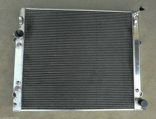 Radiator, legering aluminium, frontplacering,Radiator Kun