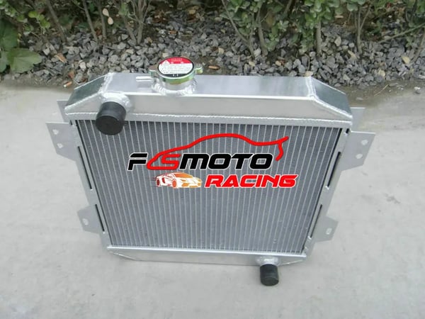 Radiator, Legeret Aluminium, Frontplacering, Kompatibel med Ford Capri MK1/MK2/MK3, Escort RS1600, Forbedret Køleeffektivitet
