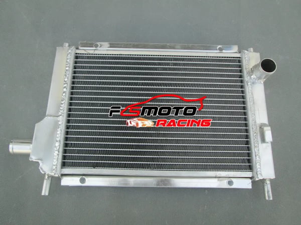 Radiator, Aluminium, Kerne størrelse 300mm x 218mm x 40mm, Til MINI COOPER S MPI 1275/1.3L, Indløb/Udløb 28mm, Manuel transmission