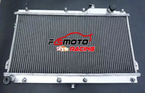 Aluminiumkøler til Mazda Miata MX5, kerne størrelse 640mm x 320mm, dobbelt række, kompatibel med manuel transmission.