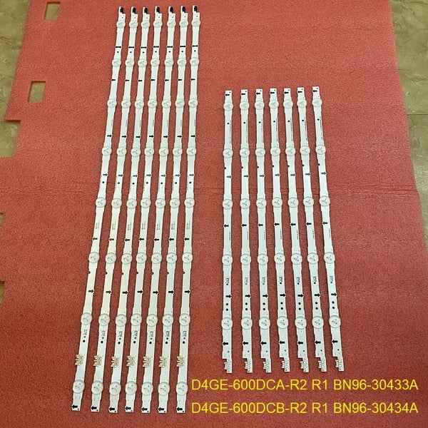 LED Strip, 1270mm, 13 LED'er, SMD Strip, Kobbermateriale, Kompatibel med UN60H6400