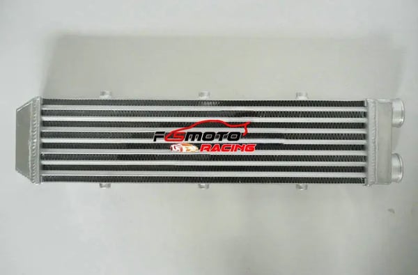 Aluminium Intercooler, 550x140x80 mm kerne størrelse, universel pasform, effektiv Delta-fin design