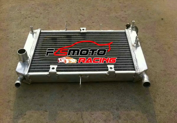 Radiator, legering aluminium, venstre og højre side, kompatibilitet med Yamaha XJ-modeller 2009-2016, øget kølekapacitet, TIG-svejset konstruktion
