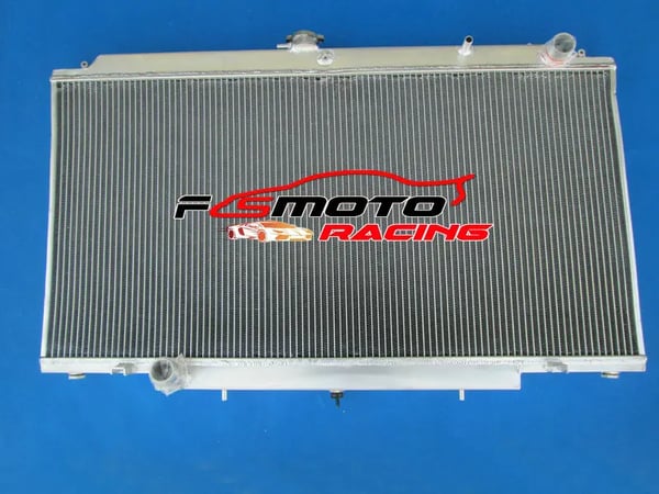 Radiator, Aluminium, Kerne Størrelse 450mm x 908,24mm x 52mm, Samlet Størrelse 926mm x 545mm x 64mm, Indløbs/Udløbs Diameter 35mm