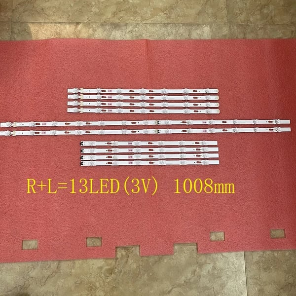 LED Baggrundsbelysningsstrimmel, 1008mm Længde, AC Drevet, Kompatibel med UE50KU6099U, UE50KU6095U, UE50KU6092U