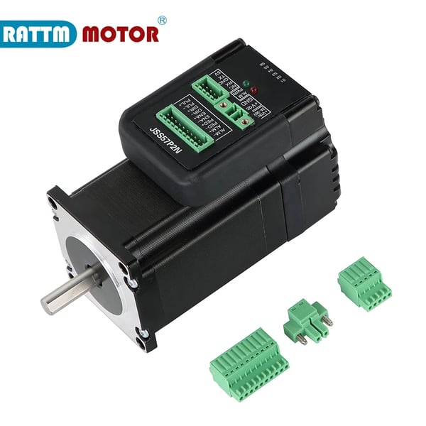 Servo motor, høj effekt 6,0A, spændingsområde 24V - 48V, pulsfrekvens 200KHz