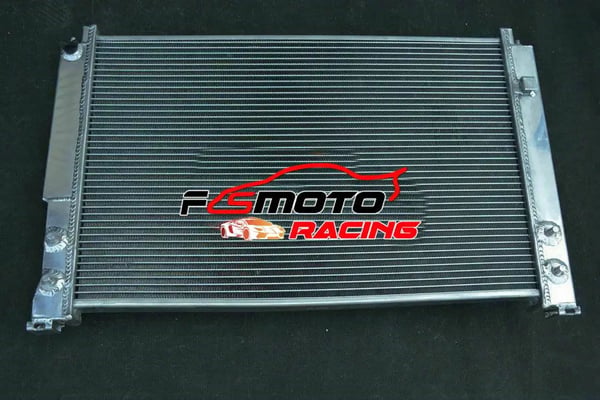 Radiator, Fuldt T-6061 Aluminium, Høj Køleeffektivitet,Radiator og 2 blæsere
