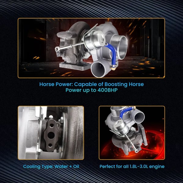 Turbocharger, Turbine A/R 0.64, Kompressor A/R 0.60, Turbine Inducer Diameter 53.8mm, Kompressor Inducer Diameter 49.2mm