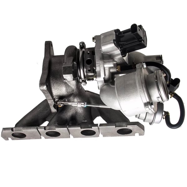 Turbocharger, legeringsstål og aluminium, kompatibel med VW Eos GTI Jetta Passat Audi A3