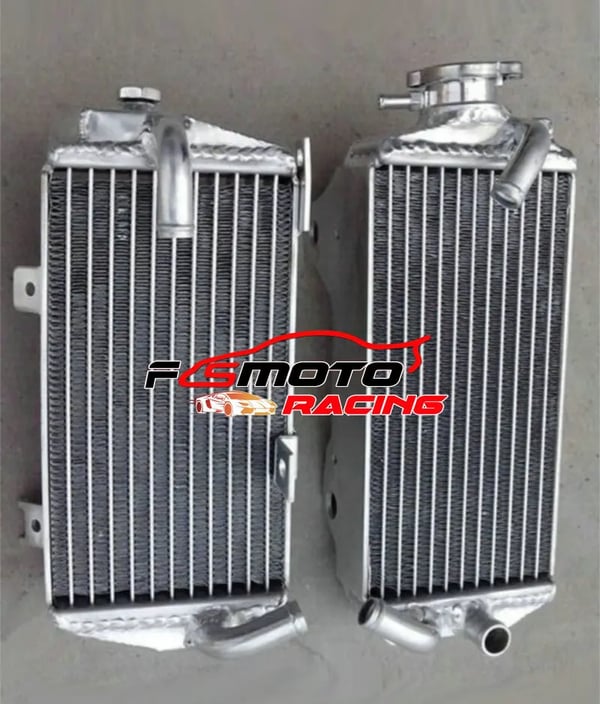 Aluminium radiator, forbedret køleeffektivitet, direkte pasform erstatning, anodiseret overfladefinish, kompatibel med CRF250R (2014-2016)