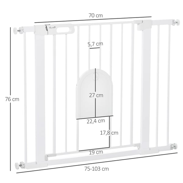 Pet Barrier, Stål Konstruktion, Justerbar Pasform