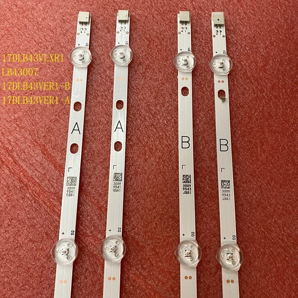LED-taustavalonauha, yhteensopiva HITACHI 43HB26T72U:n ja muiden mallien kanssa.