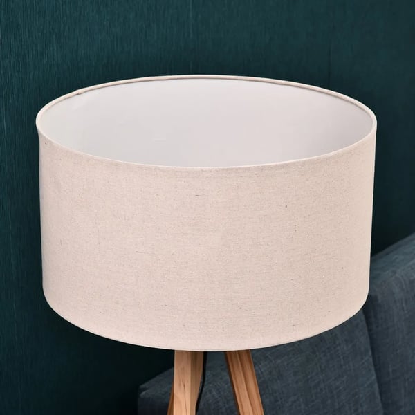 Gulvlampe, Træmateriale, 154 cm Højde, Justerbar Lysstyrke, Samling Påkrævet, Tripod Base