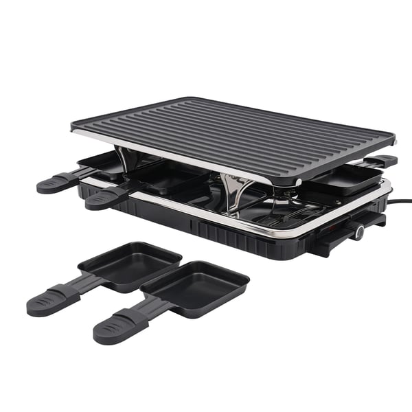 Elektrisk Grill, Non-Stick Belægning, Borddesign,Sort