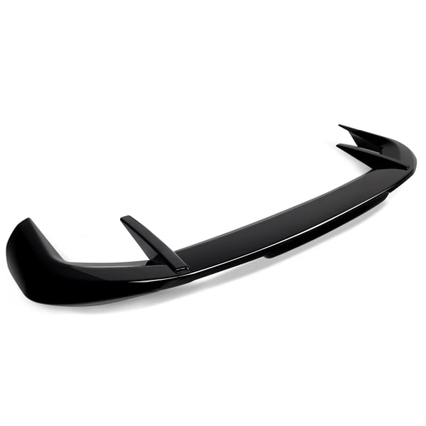 Bakspoiler, Aerodynamisk Design, Hållbart Material,Blank svart