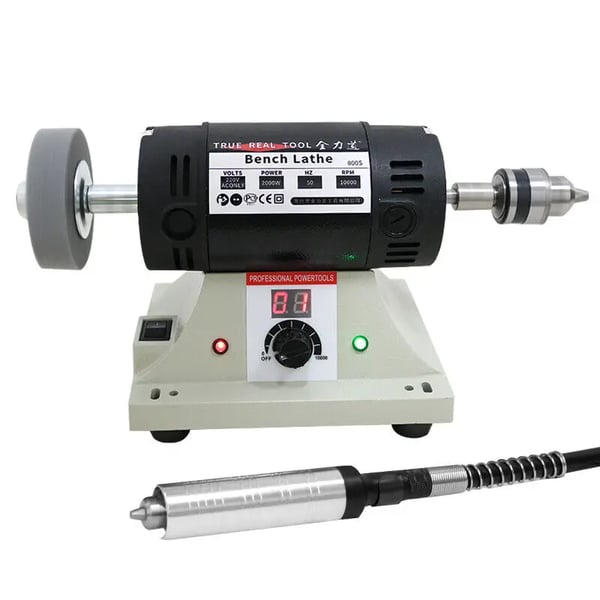 Mini Bænk Slibemaskine, 800W Effekt, 10000rpm Hastighed,Mini Bænk Sliber